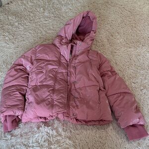 GAP Kids Dusty Rose Puffer Jacket